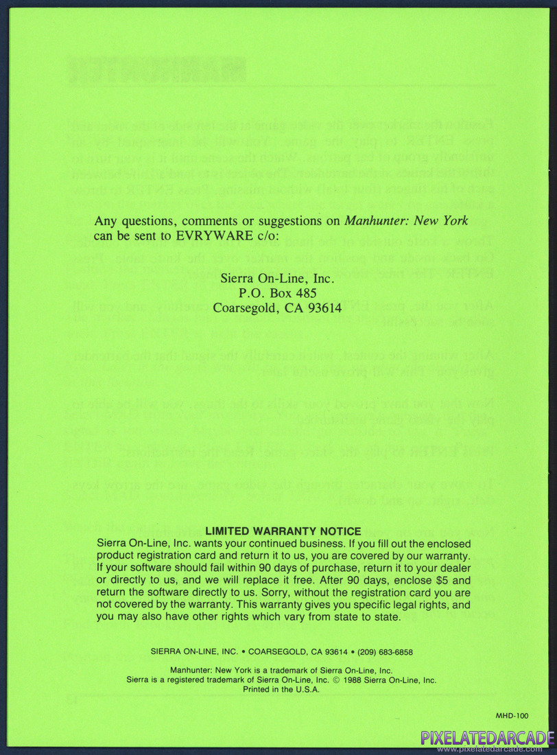 Manhunter: New York: Manhunter's Field Guide - Page 16