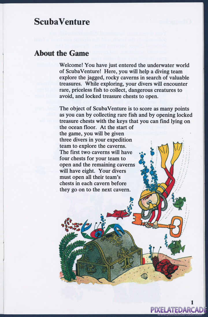 ScubaVenture: Instruction Manual - Page 5
