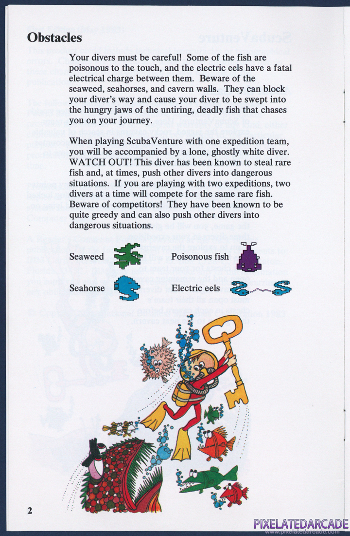 ScubaVenture: Instruction Manual - Page 6