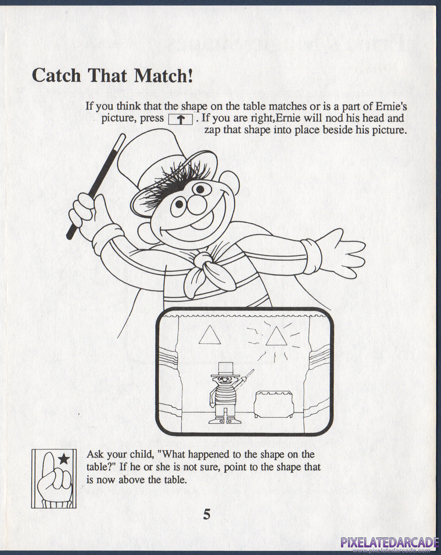 Ernie's Magic Shapes: Instruction Manual - Page 5