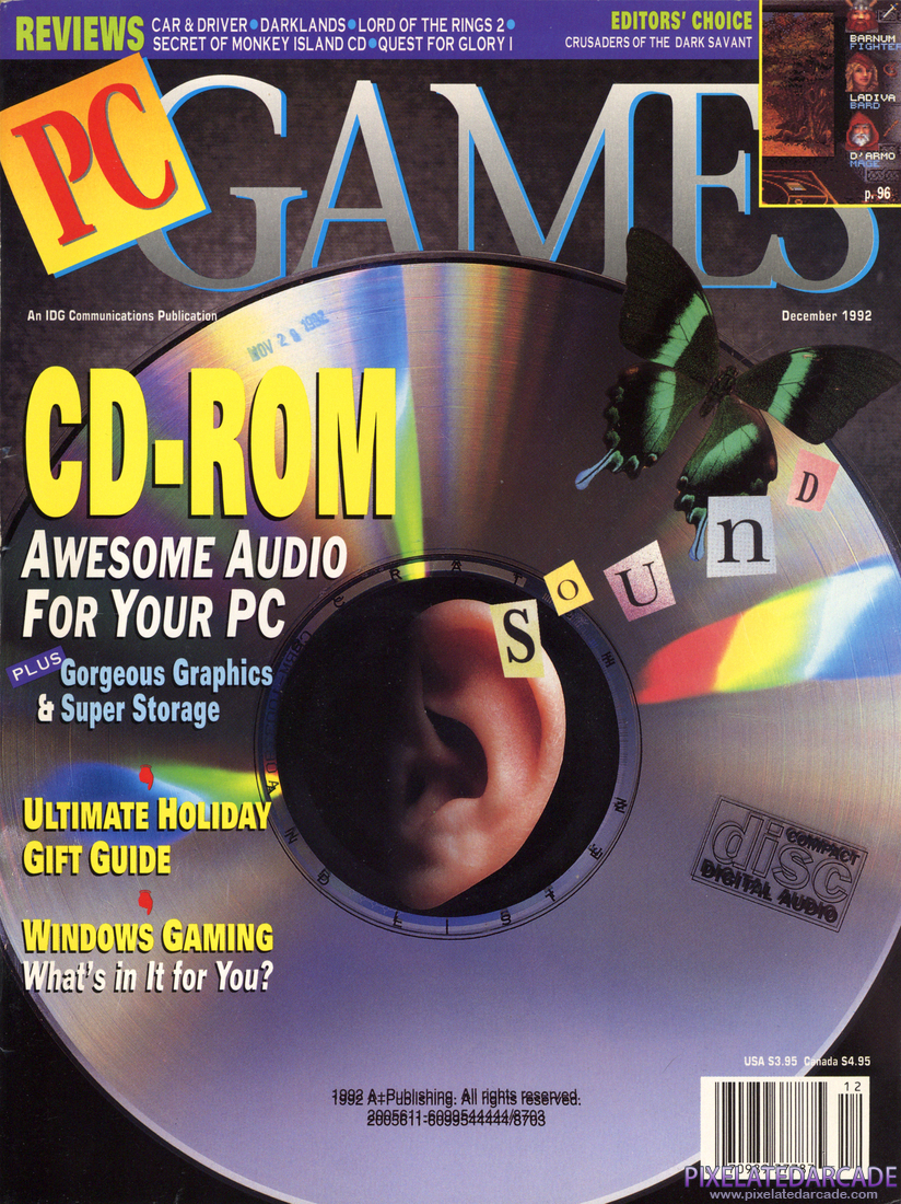 Cover Scan Archive Photo: December 1992