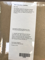 IBM Audiovation Adapter sound card - Diskettes notice