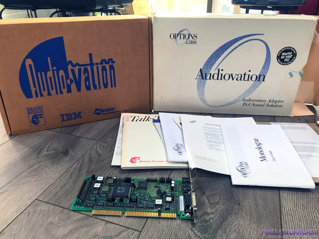 Photo: IBM Audiovation Adapter sound card - Box and contents Photo: IBM Audiovation Adapter sound card - Box and contents