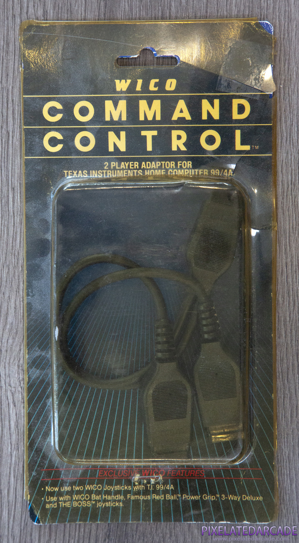 2 Player Adapter for TI-99/4A Photo: Wico Command Control - Package Front