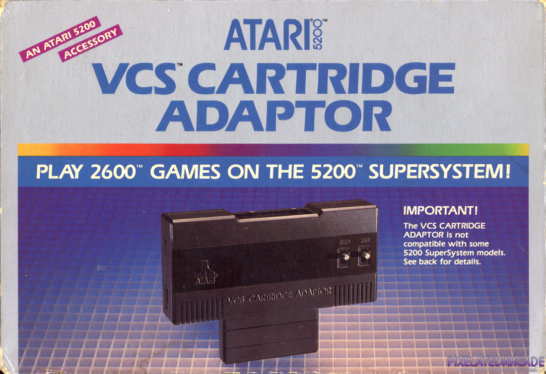 Atari Model # CX55 Photo: Atari VCS Cartridge Adaptor - Box Front