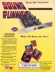Sound Runner June 1992 Magazine Ad