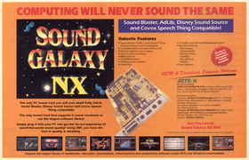 Sound Galaxy NX June 1992 magazine ad