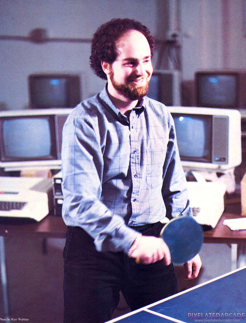David Snider Photo: David Snider in Softline Magazine, January 1984