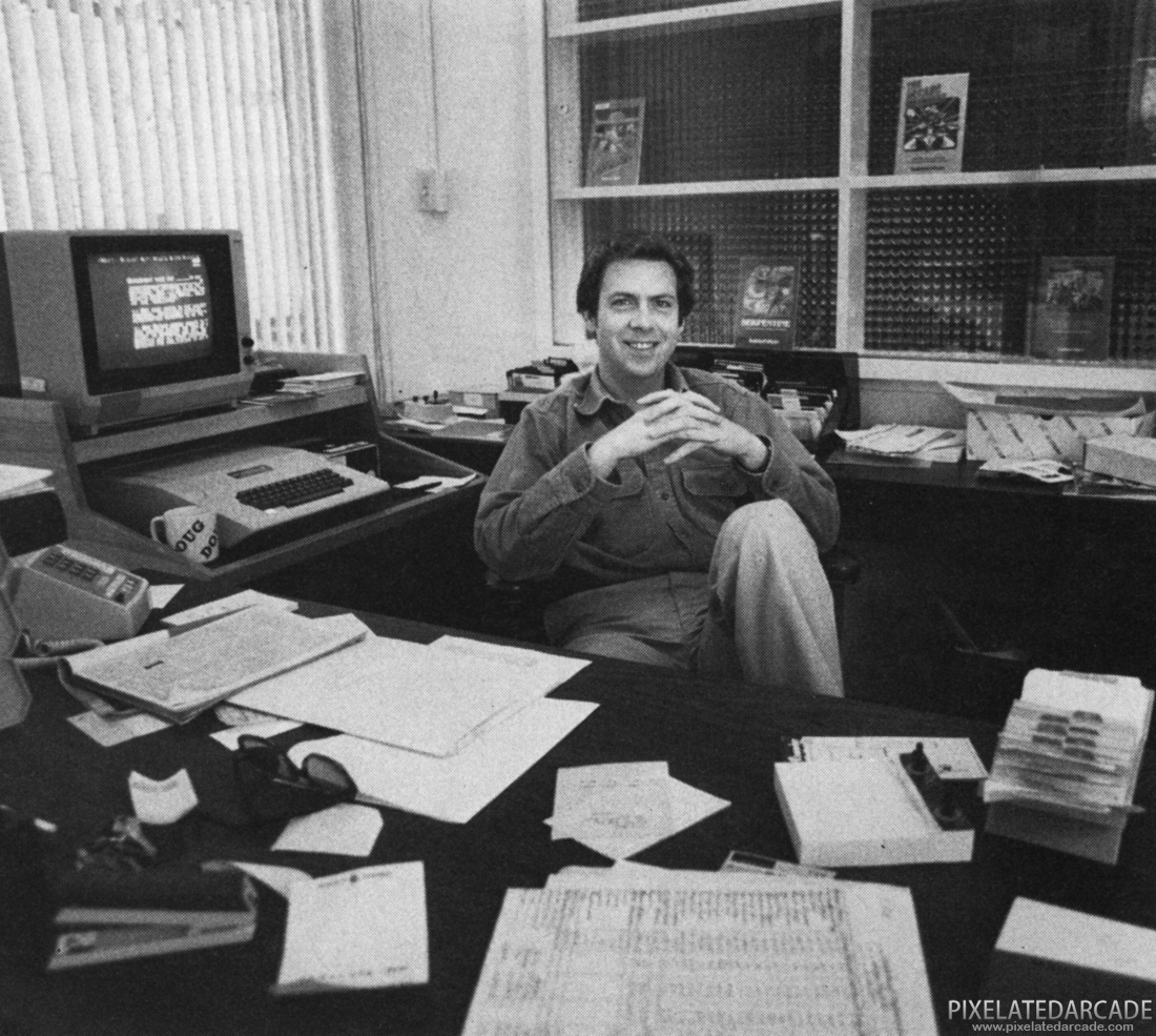 Douglas C. Carlston Photo: Doug Carlston in Video Games magazine, December 1982