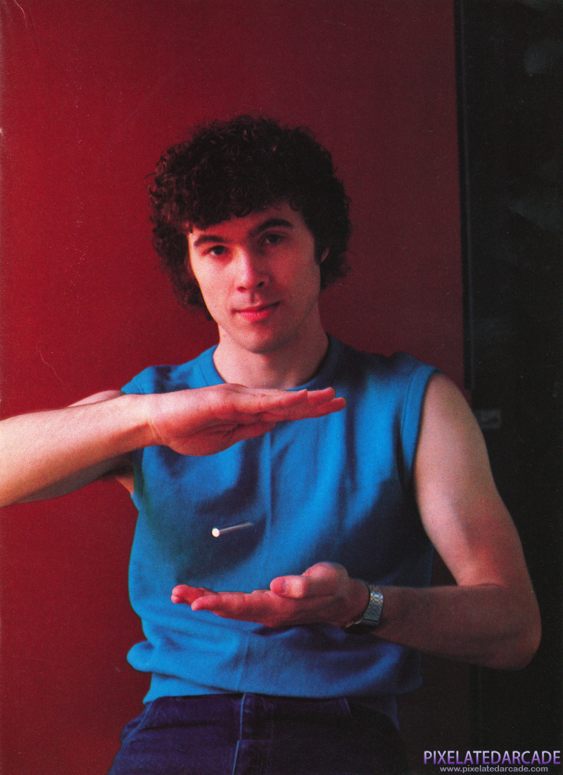 Alex Leavens Photo: Alex Leavens in Video Game Players magazine, October/November 1983