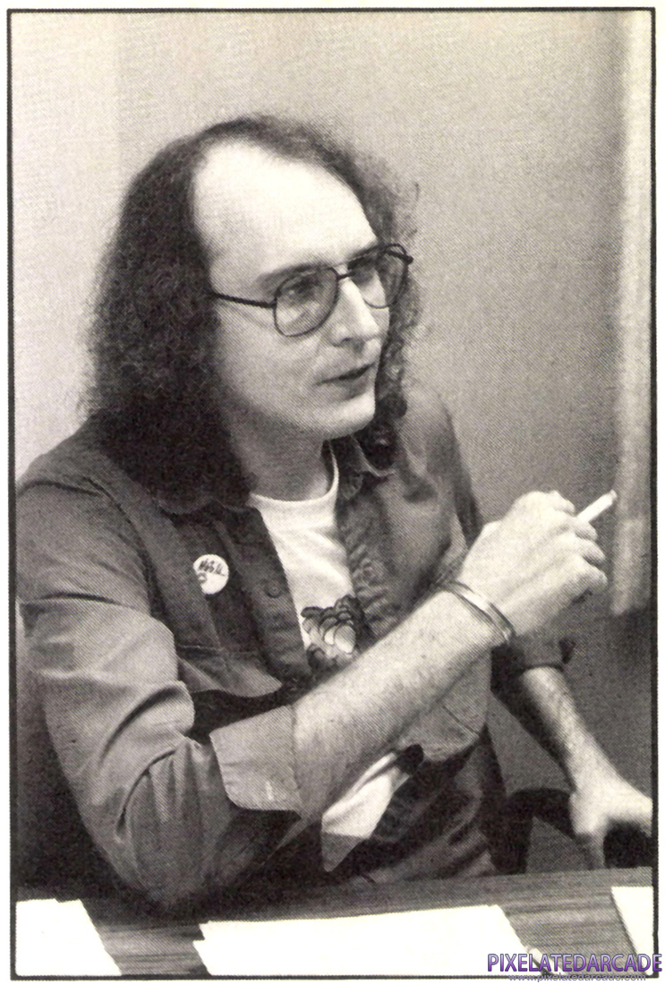 Tim Skelly Photo: Tim Skelly in Video Games magazine, October 1982