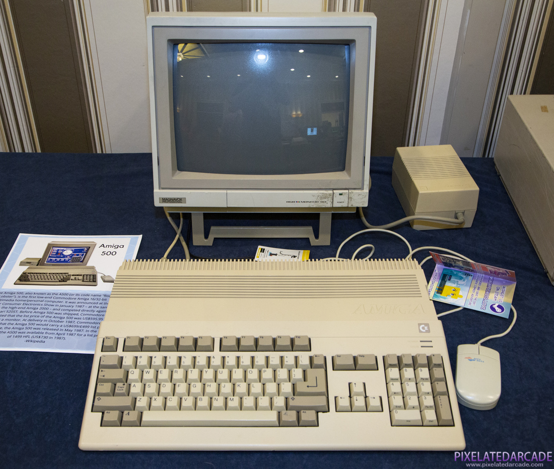 Amiga Photo: Amiga 500 computer with Magnavox monitor