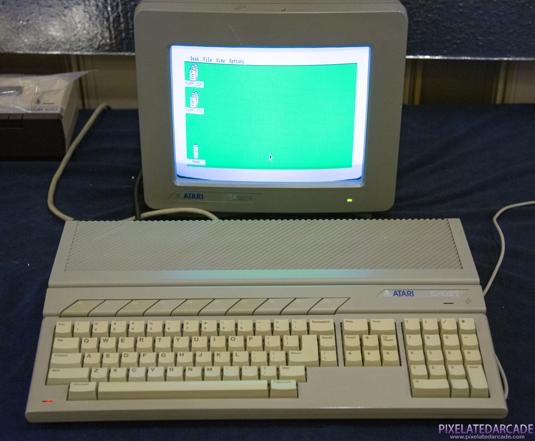 Atari ST Photo: Atari 1040ST computer and monitor