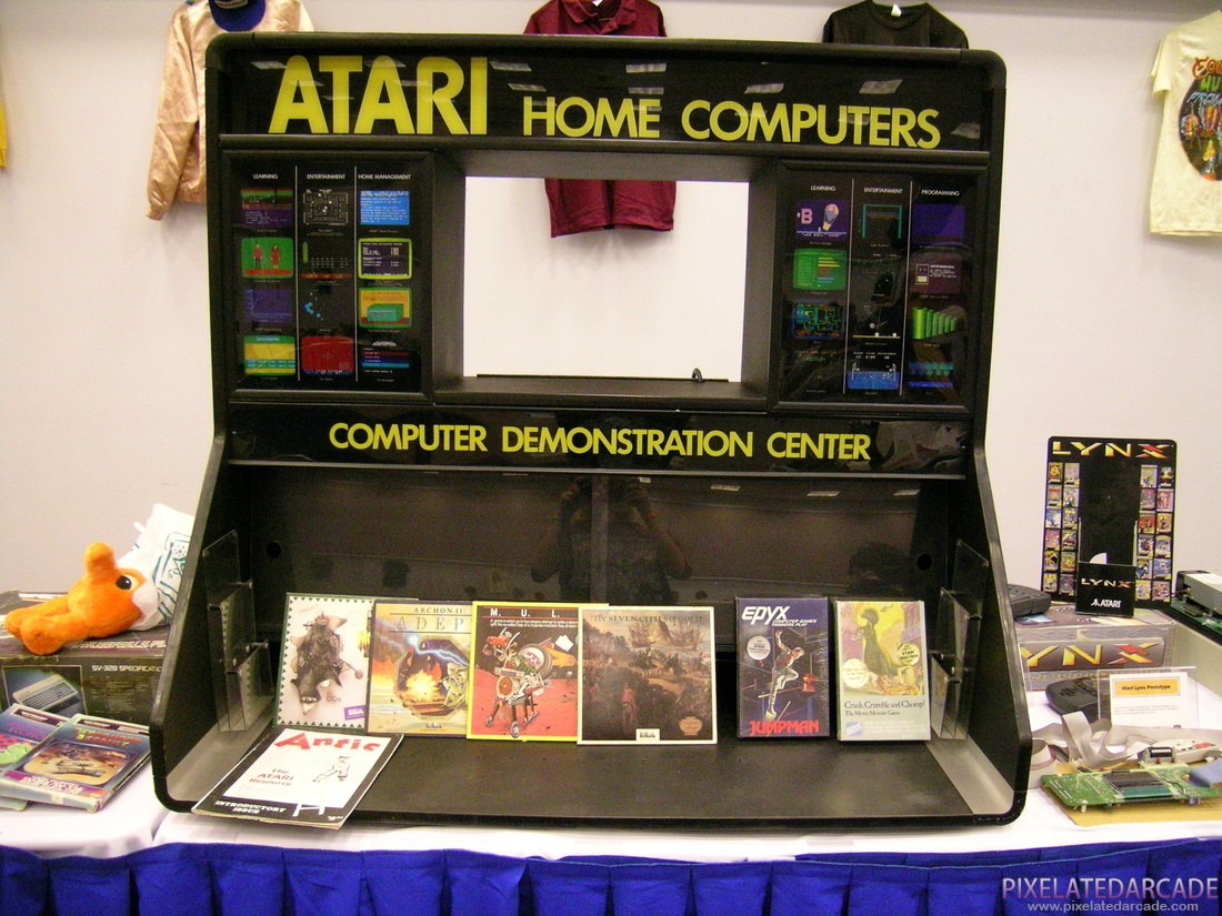 Atari 8-bit Photo: Atari Home Computer Demonstration Center at Classic Gaming Expo