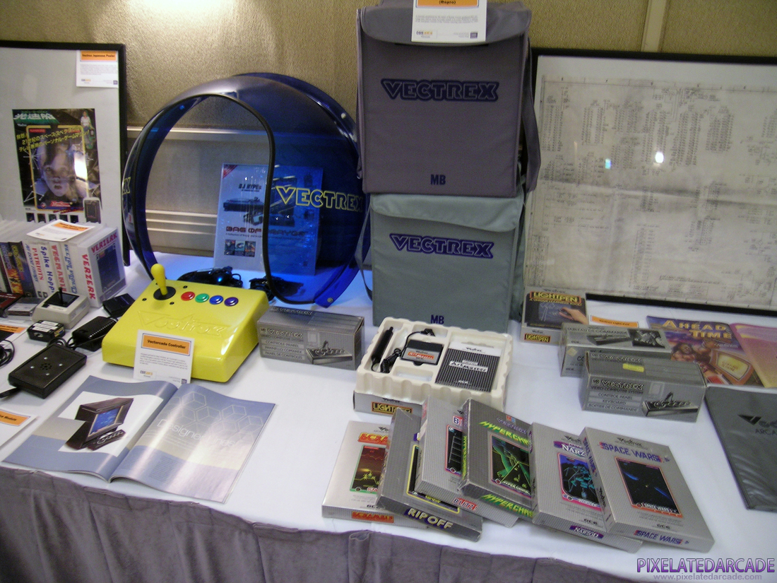 Vectrex Photo: Vectrex on display at Classic Gaming Expo 2005