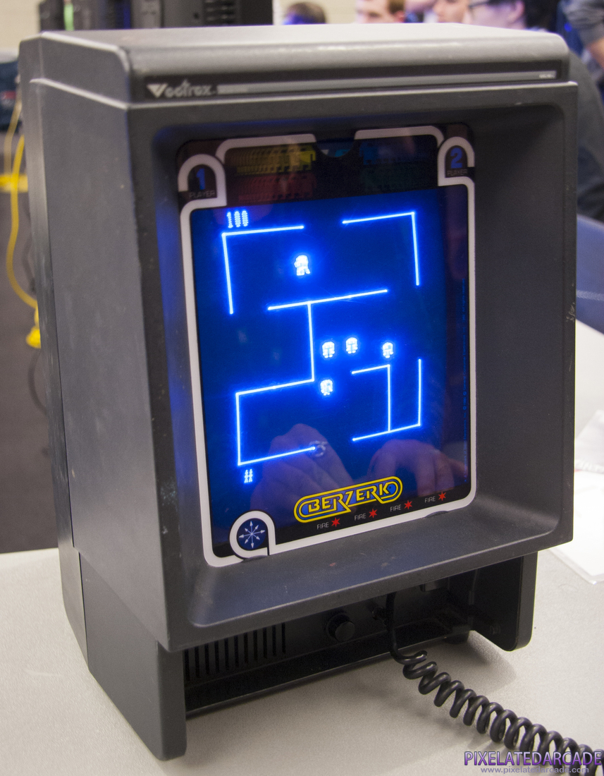 Vectrex Photo: Vectrex running Berzerk