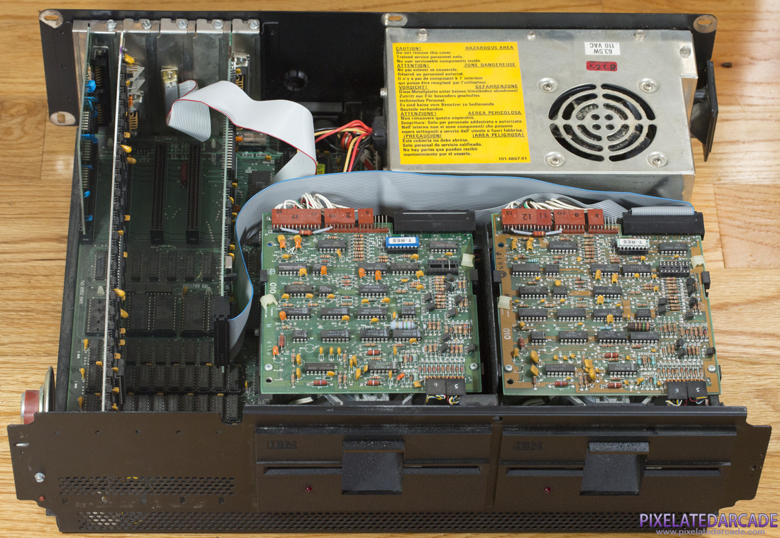 IBM PC/Compatibles Photo: IBM PC with cover removed