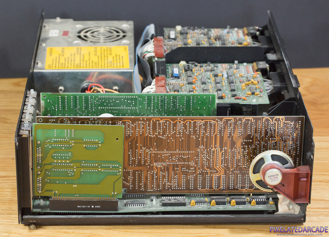IBM PC/Compatibles Photo: IBM PC with CGA card, game card, and duel 5.25" disk drives