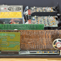 IBM PC with CGA card, game card, and duel 5.25" disk drives