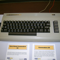 Commodore 64 computer on display at Classic Gaming Expo in 2004