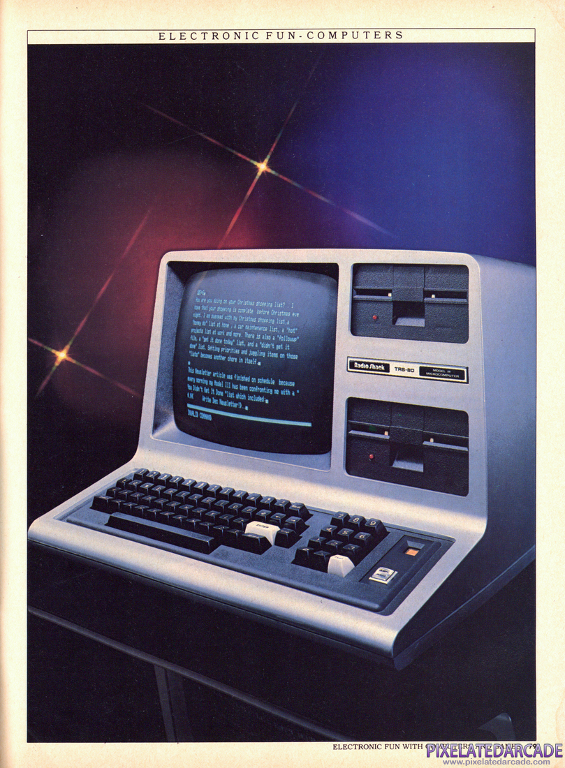 TRS-80 Photo: Electronic Fun with Computers and Games (January 1983) promotional photo