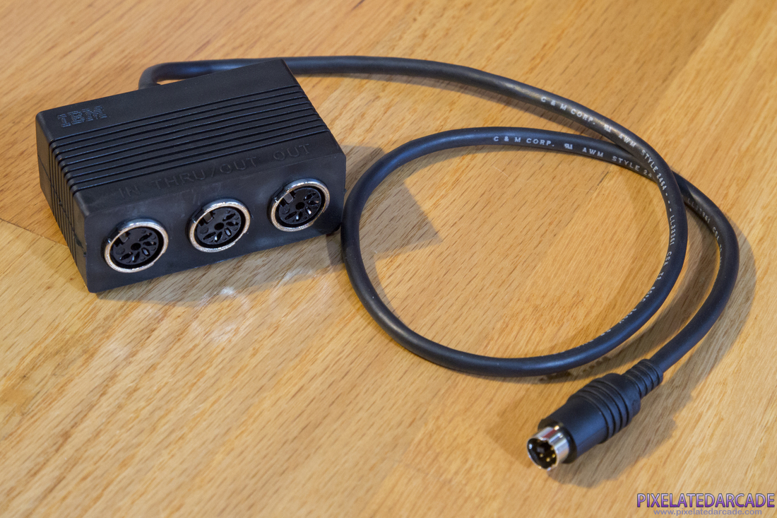IBM PS/1 Audio Card Photo: IBM PS/1 MIDI box.