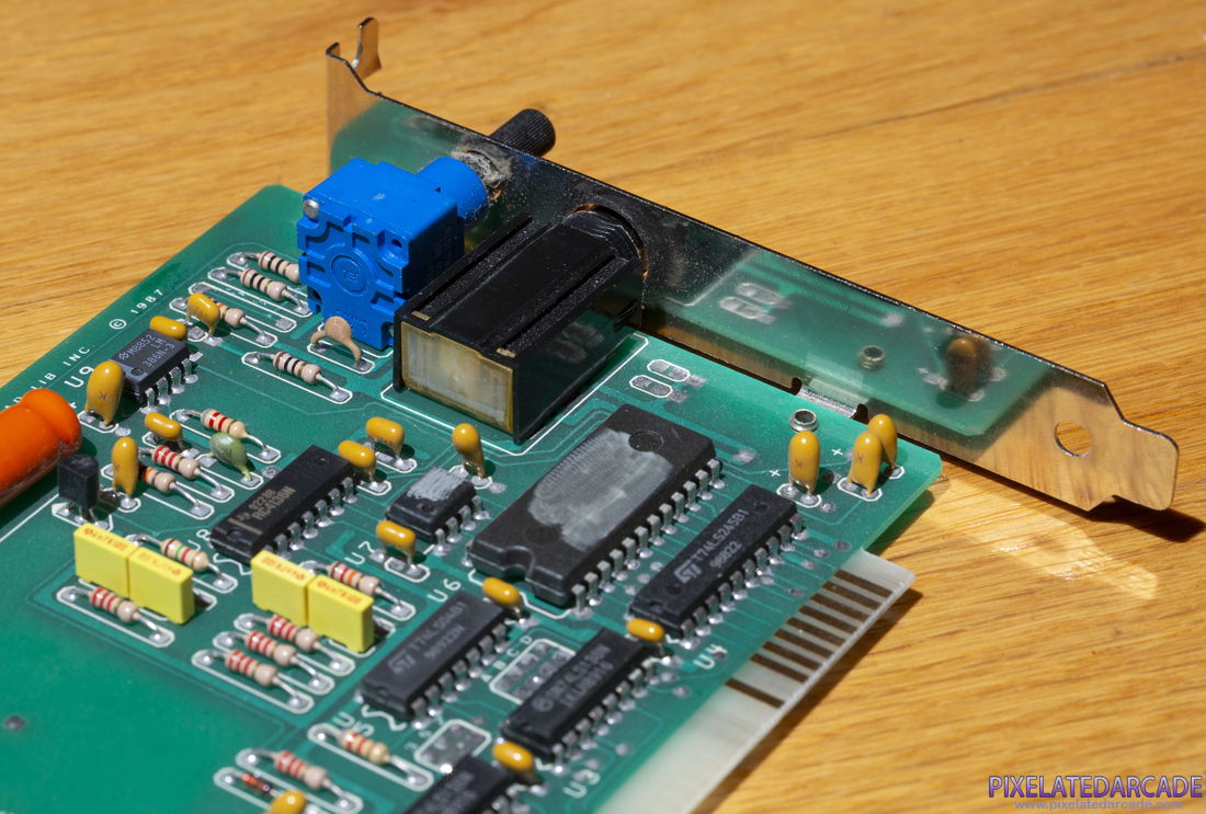 AdLib Music Synthesizer Photo: AdLib Music Synthesizer Card - Closeup