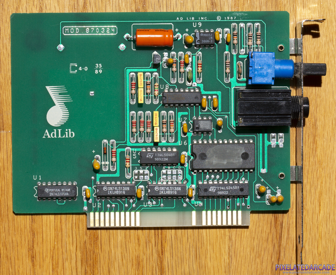 AdLib Music Synthesizer Photo: AdLib Music Synthesizer Card