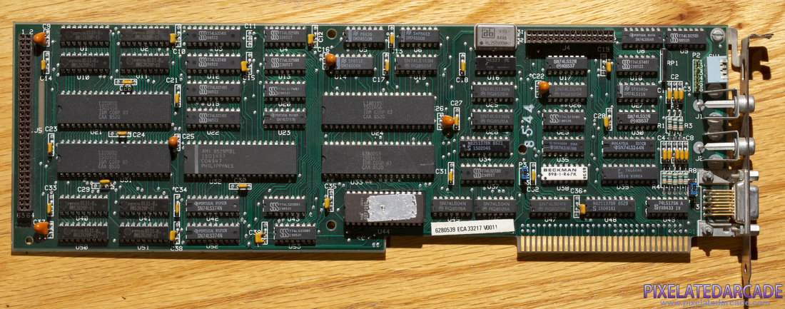 EGA Photo: IBM EGA card with 64 KB RAM