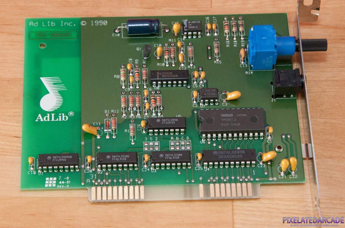 AdLib Music Synthesizer Photo: AdLib Music Synthesizer Card, 1990 version