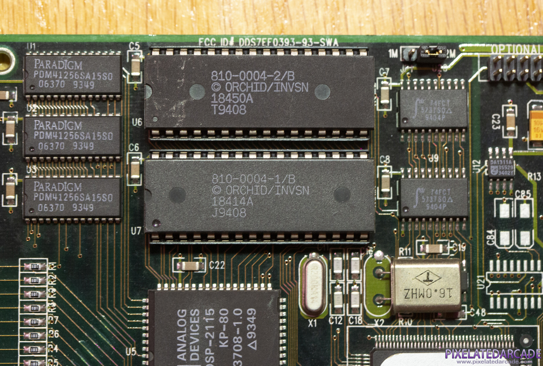 Orchid SoundWave 32 Photo: Orchid Soundwave 32 SCSI - Invision sample ROMs