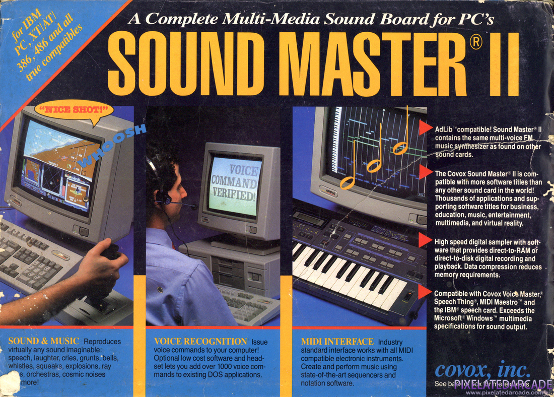 Covox Sound Master II Photo: Covox Sound Master II - Box Front