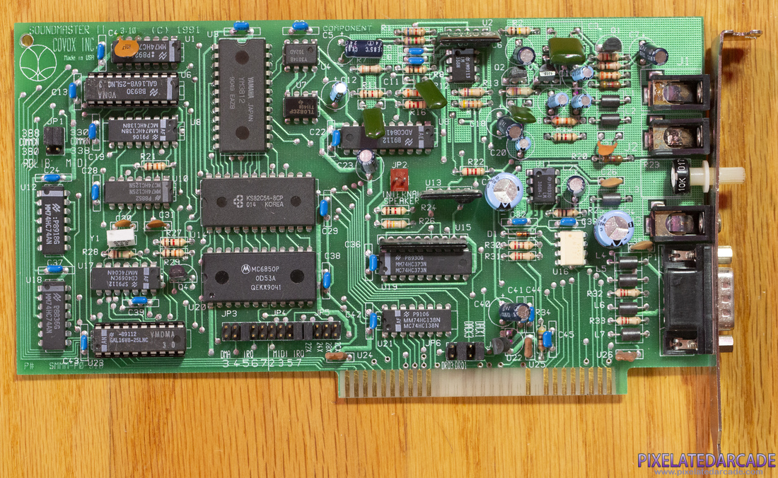 Covox Sound Master II Photo: Covox Sound Master II card - Front