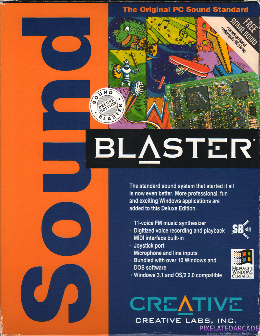Sound Blaster Photo: Sound Blaster v2.0 Deluxe Edition - Box Front