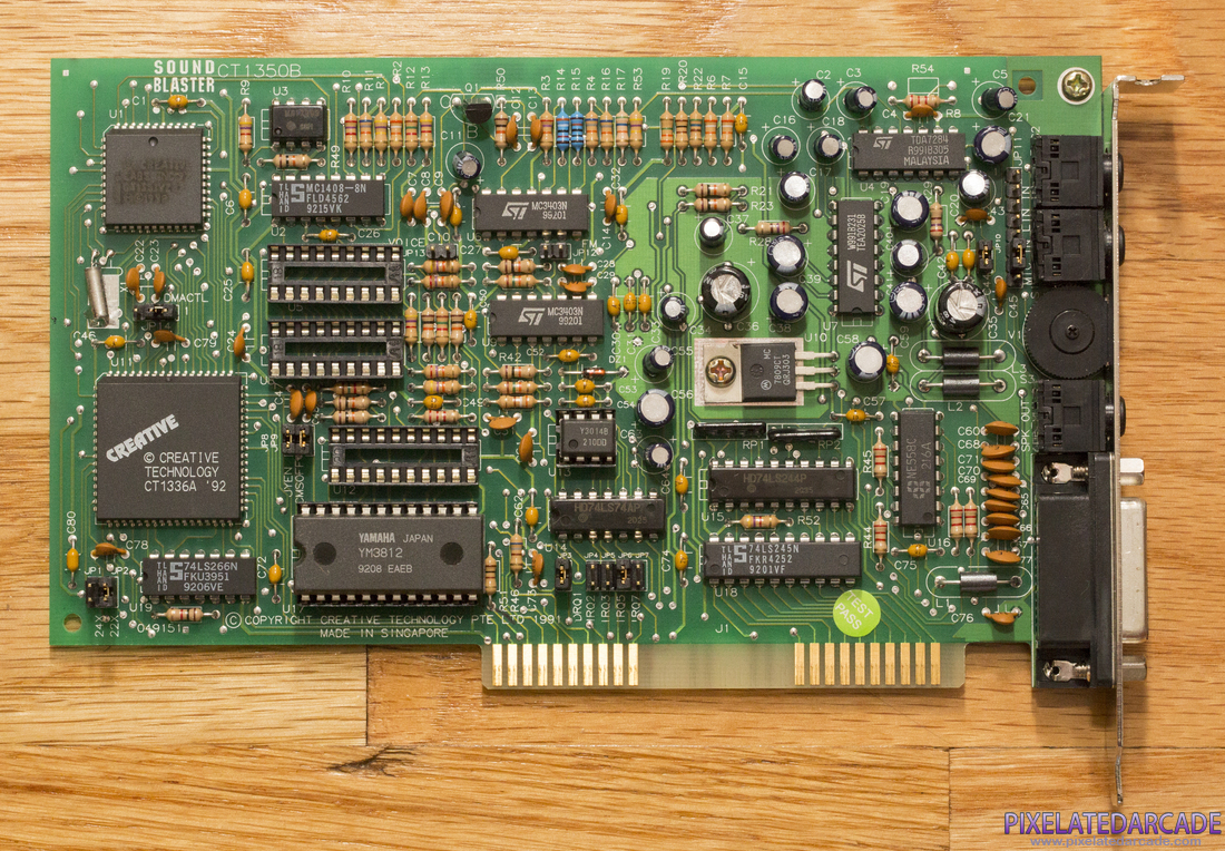 Sound Blaster Photo: Sound Blaster Model # CT1350B sound card