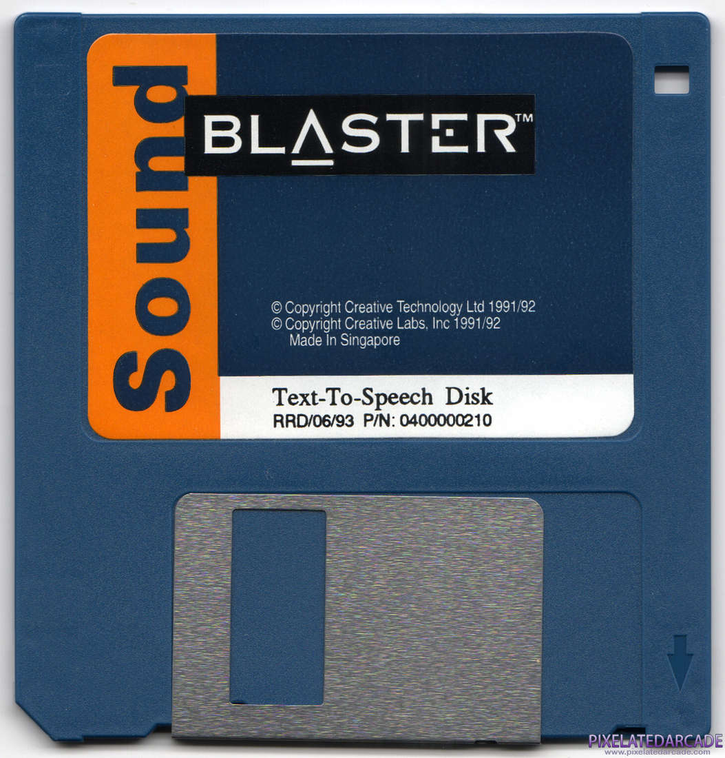 Sound Blaster Photo: Text to Speech - Disk 1 of 2 - Front
