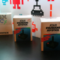 IBM PCjr and Atari 2600 joystick boxes