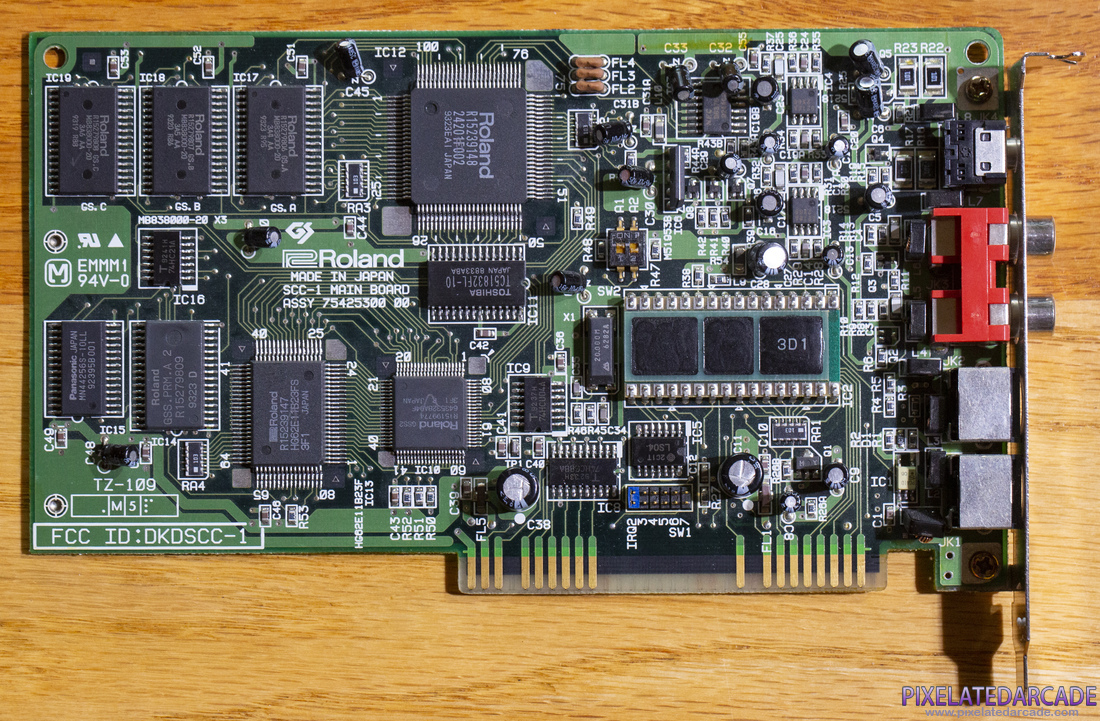 Roland Sound Canvas Photo: Roland SCC-1 - Card front