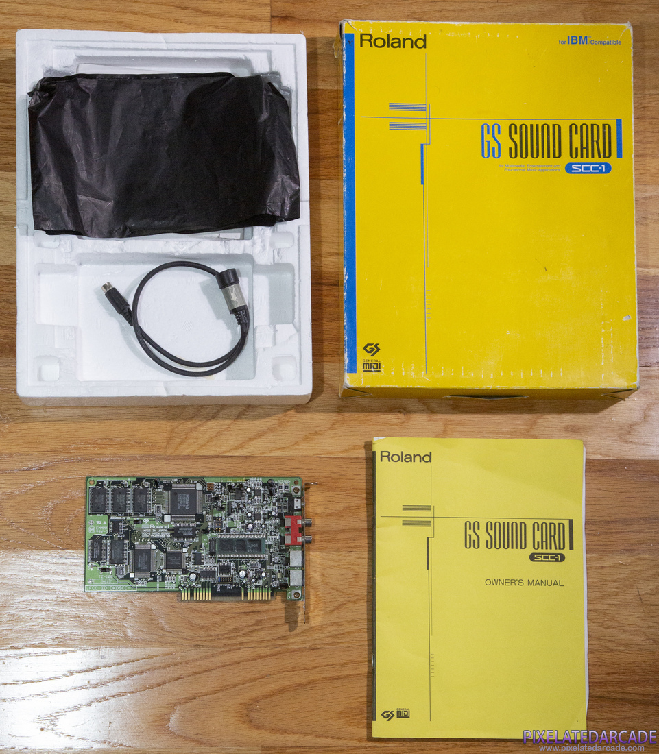 Roland Sound Canvas Photo: Roland SCC-1 - Box, manual, and card