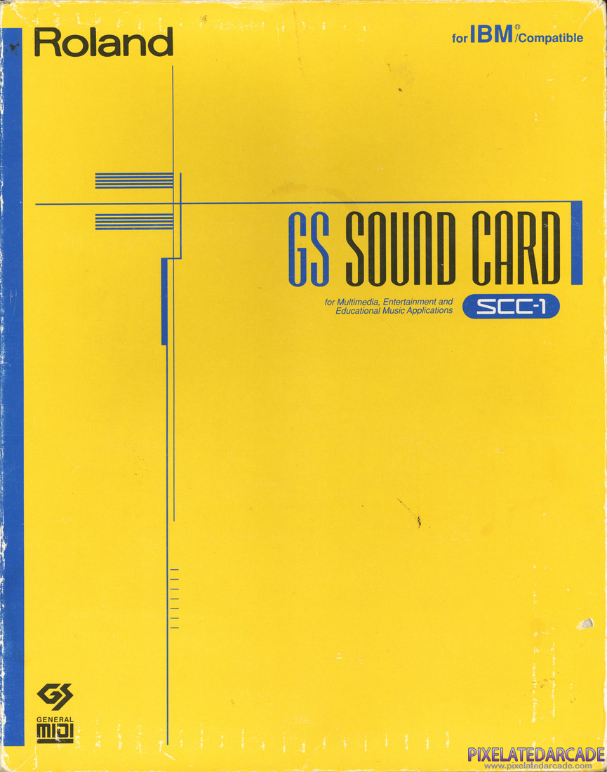 Roland Sound Canvas Photo: Roland SCC-1 box - Front