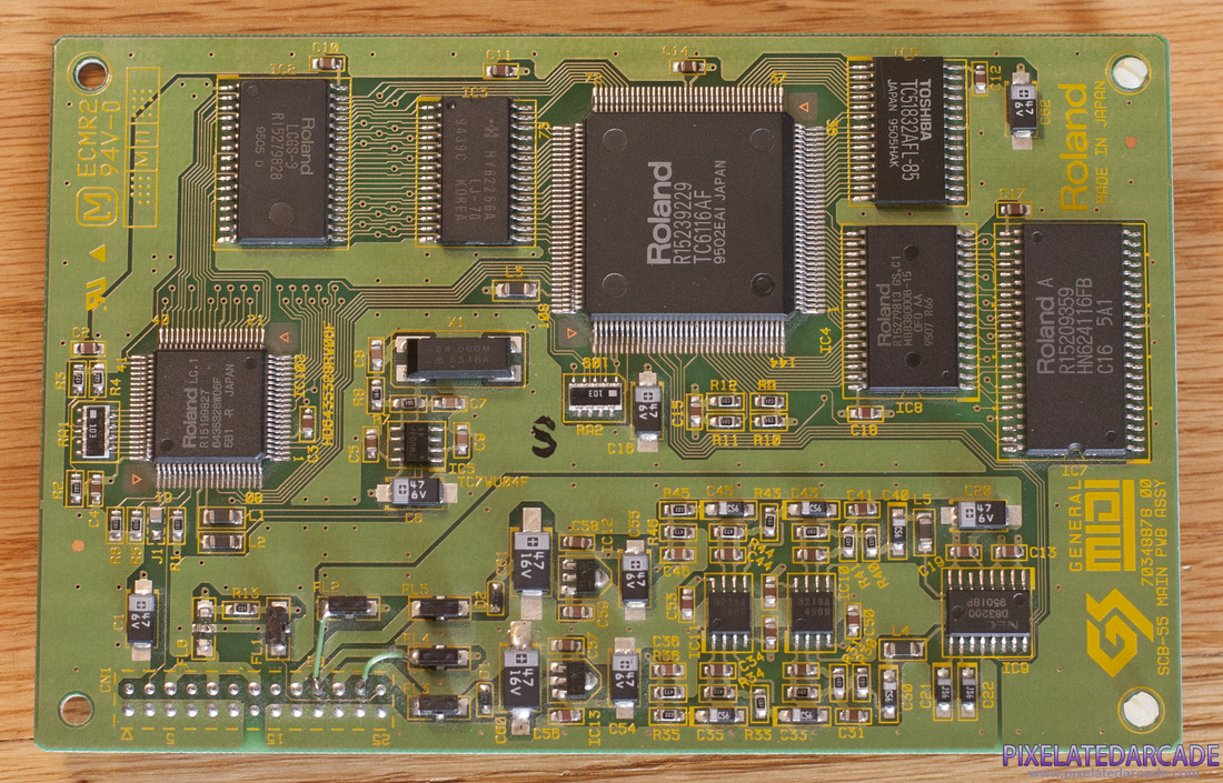 Roland Sound Canvas Photo: Sound Canvas daughterboard - Front side