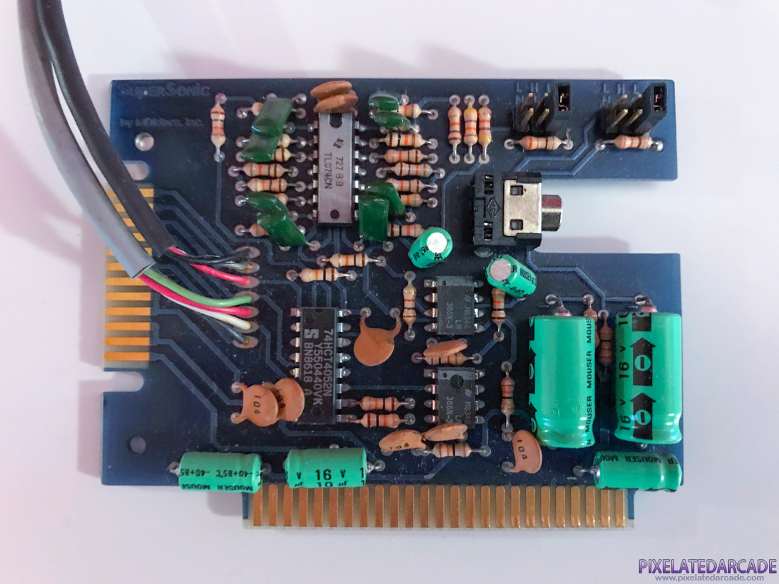 SuperSonic Stereo Card Photo: SuperSonic Stereo Card - Front closeup