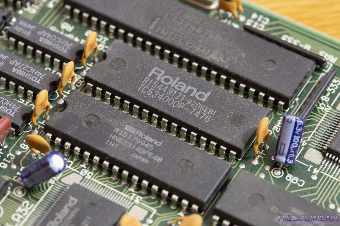 Roland MT-32/LAPC-I Photo: Roland LAPC-I sound card - Closeup