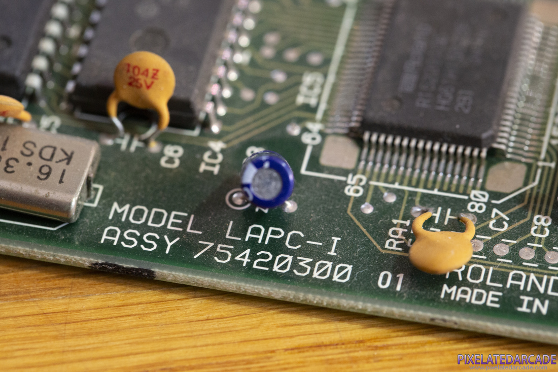 Roland MT-32/LAPC-I Photo: Roland LAPC-I sound card - Closeup