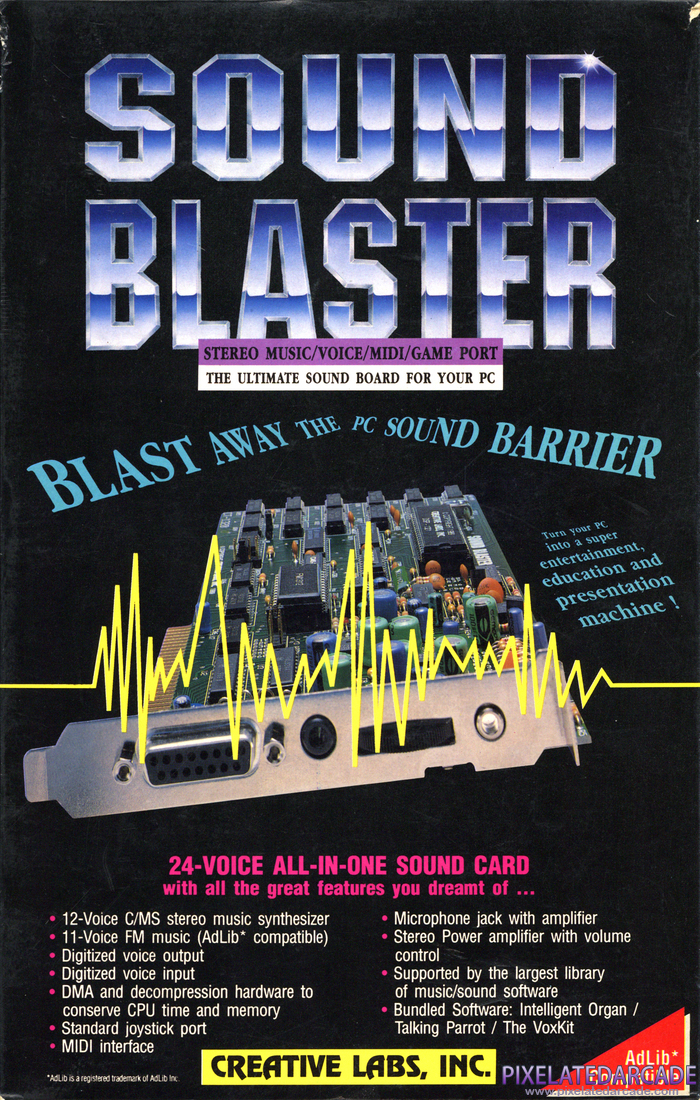 Sound Blaster Photo: Sound Blaster 1.0 - Box front