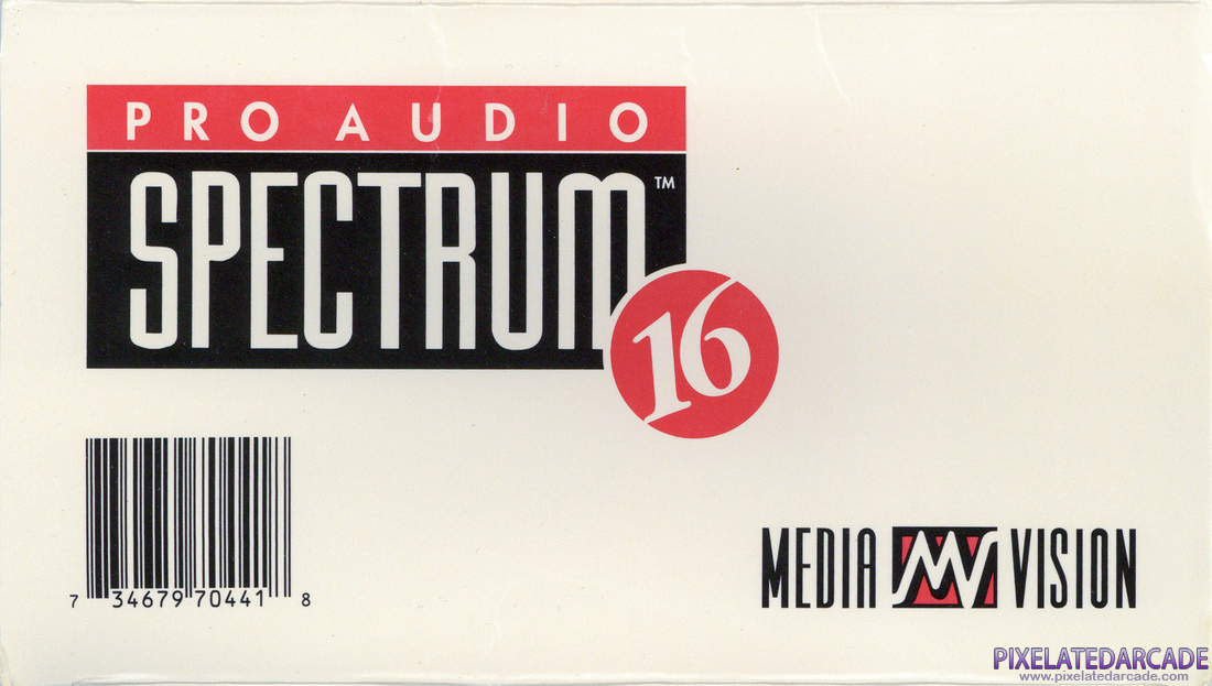Pro Audio Spectrum 16 Photo: Pro Audio Spectrum 16 - Box Bottom Spine
