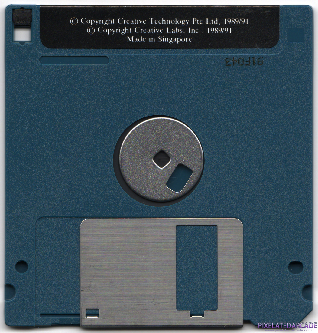 Sound Blaster Photo: 3.5" disk 1 of 2 - Back