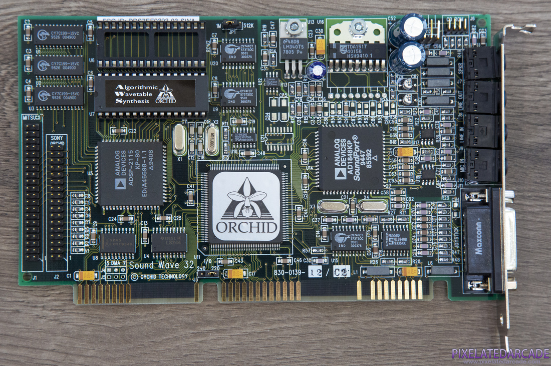 Orchid SoundWave 32 Photo: Orchid SoundWave 32 Pro sound card - Front