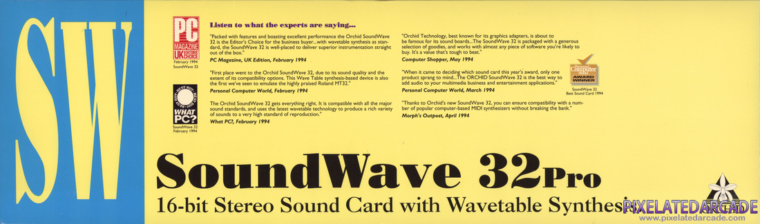 Orchid SoundWave 32 Photo: Orchid SoundWave 32 Pro - Box Bottom