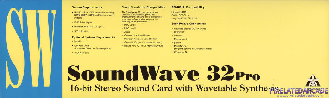 Orchid SoundWave 32 Photo: Orchid SoundWave 32 Pro - Box Top